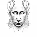 Vladimir Putin tattoo design idea