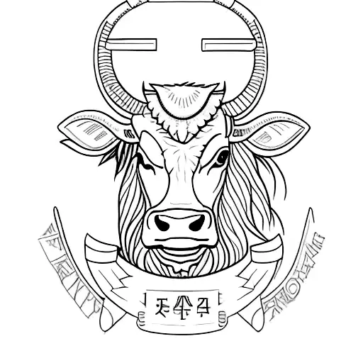 cattle brand 4H with a bar overtop tattoo design idea
