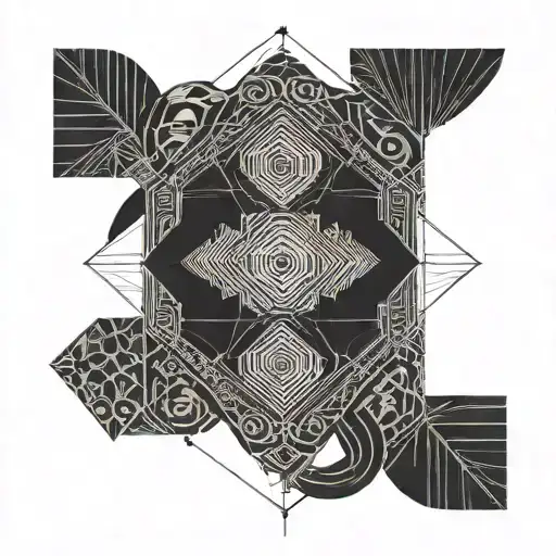 introvert minimalist with perfection tattoo design idea