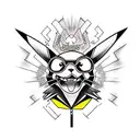 pikachu tattoo design idea