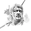 the walking dead daryl dixon tattoo design idea