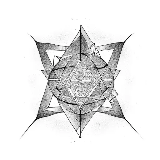 pythagoras symbols tattoo design idea