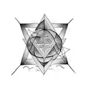 pythagoras symbols tattoo design idea