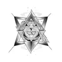 pythagoras symbols tattoo design idea