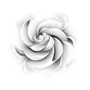 exotic flower simple  tattoo design idea