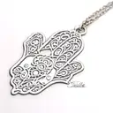 Hamsa hand and name Emilia  tattoo design idea