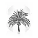 Palm Tree tattoo design idea