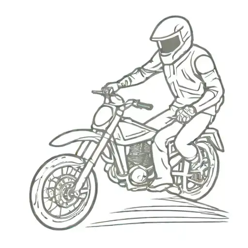 ghost motocross flash tattoo design tattoo design idea