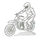 ghost motocross flash tattoo design tattoo design idea