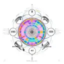 Circle of fifths from music tattoo design idea