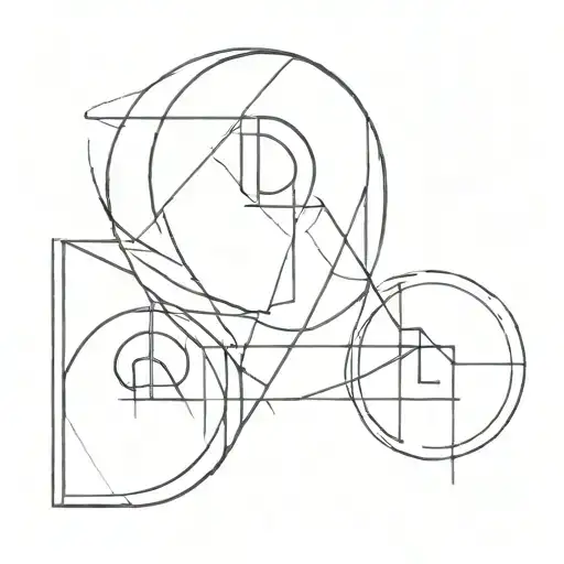 A minimalist tattoo incorporating symbols of determination, ambition, and focus, representing your drive and dedication tattoo design idea