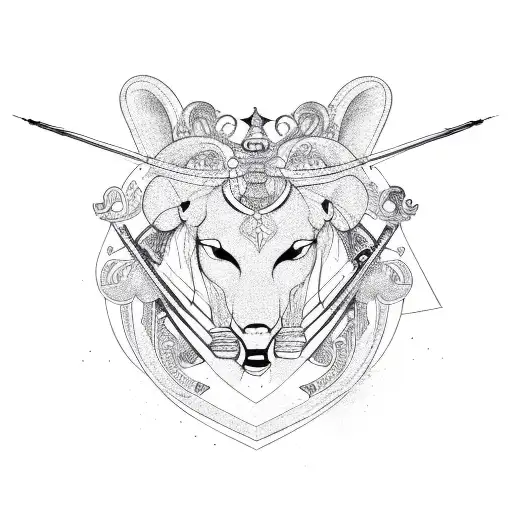 interlink cancer leo taurus scorpio to show friendship.   tattoo design idea