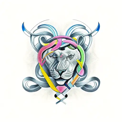 interlink cancer leo taurus scorpio to show friendship.   tattoo design idea