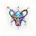 interlink cancer leo taurus scorpio to show friendship.   tattoo design idea
