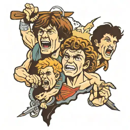 The Goonies movie arm tattoo design idea