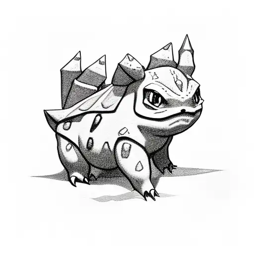 bulbasaur tattoo design idea