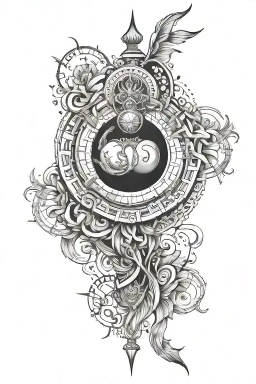 Tattot design of shoulde to forearms i want krishnji and space theme on shoulder coveringmy biceps and then downwards th tattoo design idea