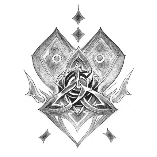 Triskele tattoo design idea