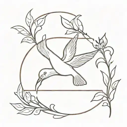 Create a simple line tattoo from the scripture Matthew 3:11. Include a flame and a dove. Minimalistic. Only black ink tattoo design idea