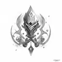 magic card shaco tattoo design idea