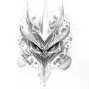 magic card shaco tattoo design idea