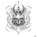 magic card shaco tattoo design idea