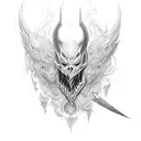 magic card with shaco tattoo design idea