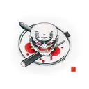 roronoa zoro and three katanas tattoo design idea