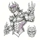 killer queen jojo tattoo design idea