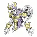 killer queen jojo tattoo design idea