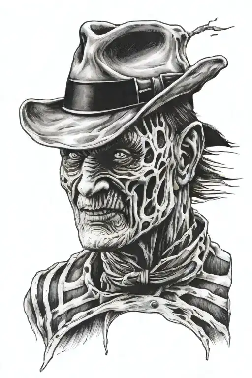 Freddy Krueger tattoo design idea