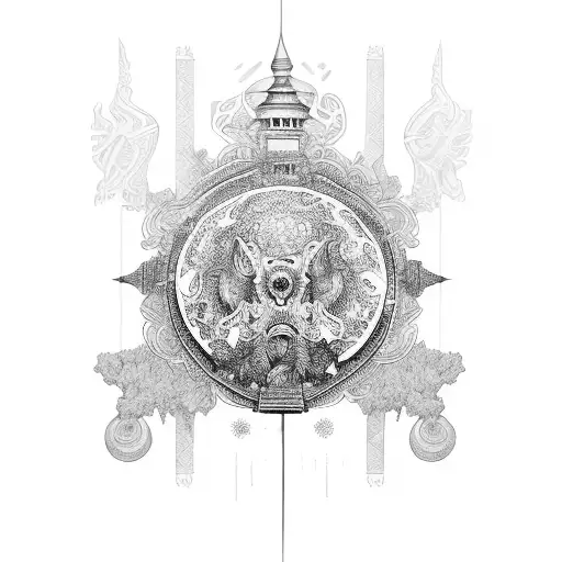 Granada tattoo design idea