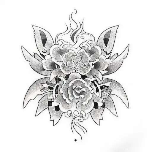 namakubi tattoo design idea