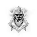 kratos  tattoo design idea