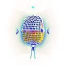 microphone with music notes tattoo design idea