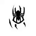 Spiderman logo with wording and 2 dates tattoo design idea