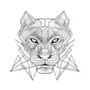 Panther tattoo design idea
