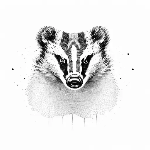 badger special forces tattoo design idea