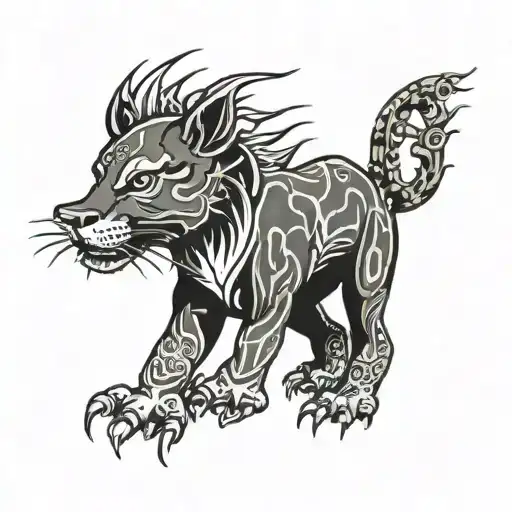 1997 subtly integrated tattoo design idea