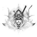 Byakuya Kuchiki's sword tattoo design idea