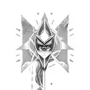 Byakuya Kuchiki's sword tattoo design idea