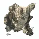 Angels landing zion national park tattoo design idea