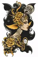 No Drama tattoo design idea