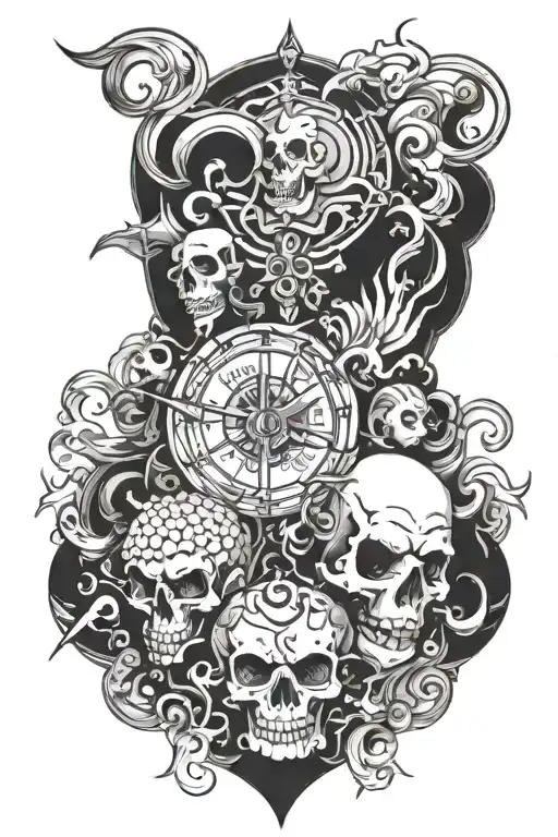 desing with the seven deadly sins tattoo design idea