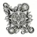 Alice in chains tattoo design idea