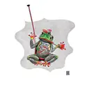 frog samurai tattoo design idea