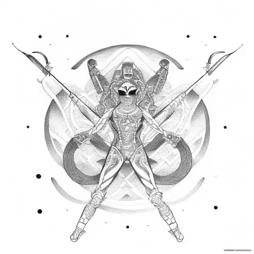 gemini tattoo design idea