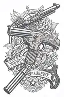 2nd amendment tattoo design idea