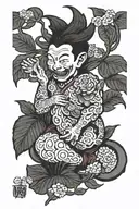 mandrake and ruby tattoo design idea