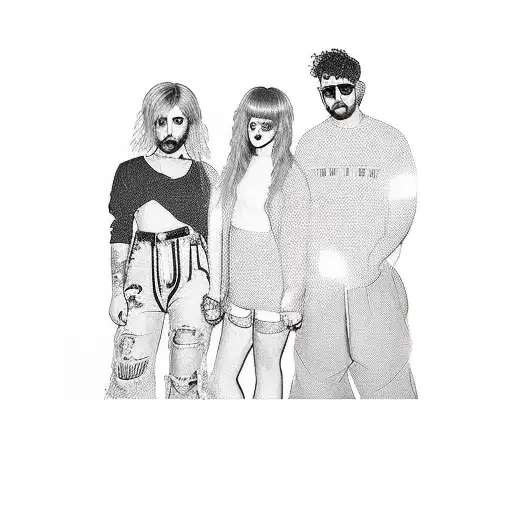 paramore hard times tattoo design idea